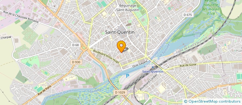 localisation de l'entreprise MONSIEUR FRANCOIS VANDYCKE à SAINT-QUENTIN