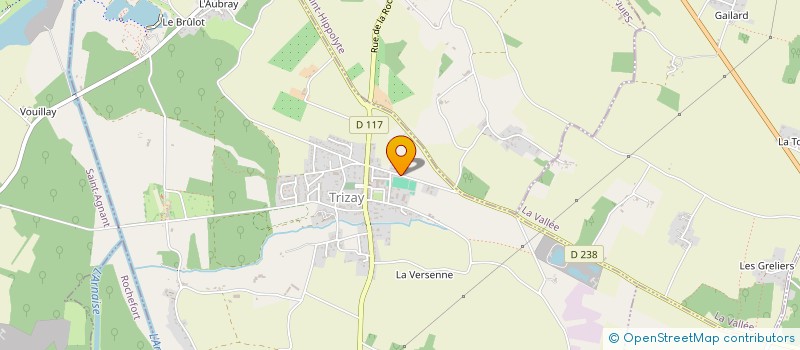 localisation de l'entreprise MONSIEUR FRANCOIS VANPEPERSTRAETE  TRIZAY