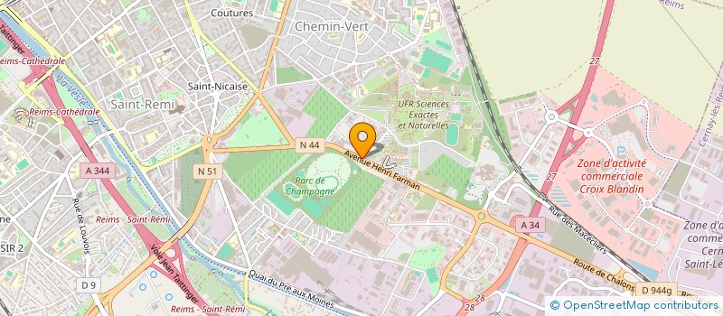 localisation de l'entreprise MONSIEUR FRANCOIS VANTHUYNE à REIMS