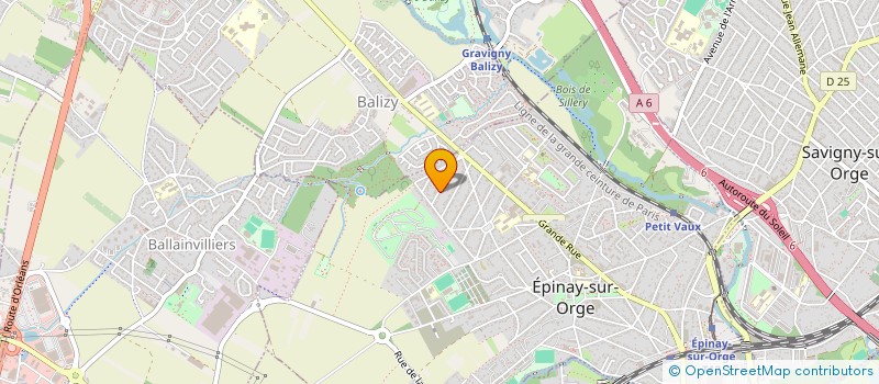 localisation de l'entreprise MONSIEUR FRANCOIS VAQUIER  EPINAY-SUR-ORGE