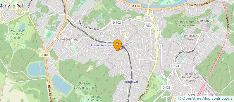 localisation de l'entreprise MONSIEUR FRANCOIS VAREILLE  BOUGIVAL