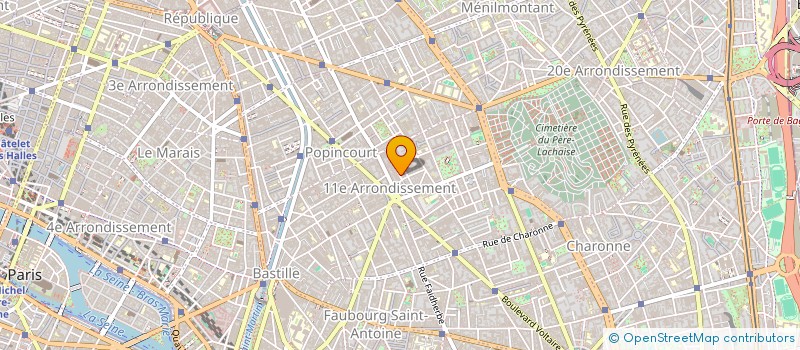 localisation de l'entreprise MONSIEUR FRANCOIS VASSEUR  PARIS