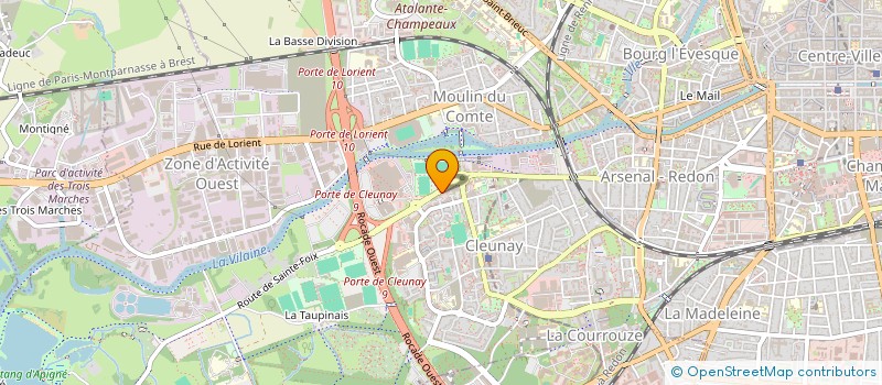 localisation de l'entreprise MONSIEUR FRANCOIS VAUCEL  RENNES