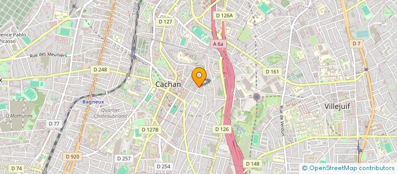 localisation de l'entreprise MONSIEUR FRANCOIS VAUSSY  CACHAN