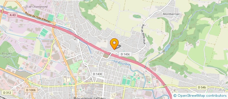 localisation de l'entreprise MONSIEUR FRANCOIS VAUTHIER  BOURGOIN-JALLIEU