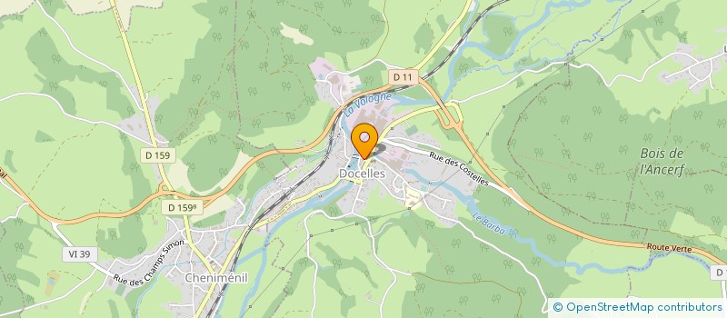 localisation de l'entreprise MONSIEUR FRANCOIS VAXELAIRE à DOCELLES