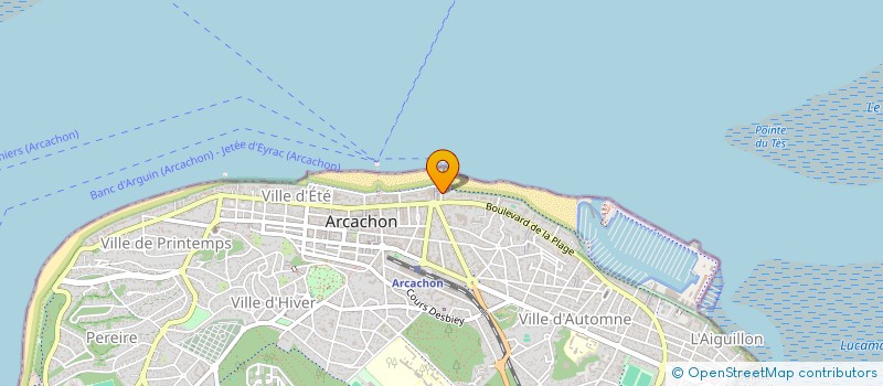 localisation de l'entreprise MONSIEUR FRANCOIS VELOT à ARCACHON