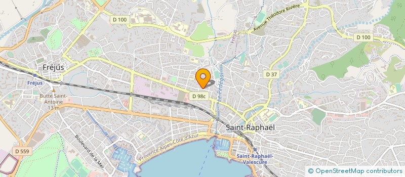 localisation de l'entreprise MONSIEUR FRANCOIS VERDIER  FREJUS