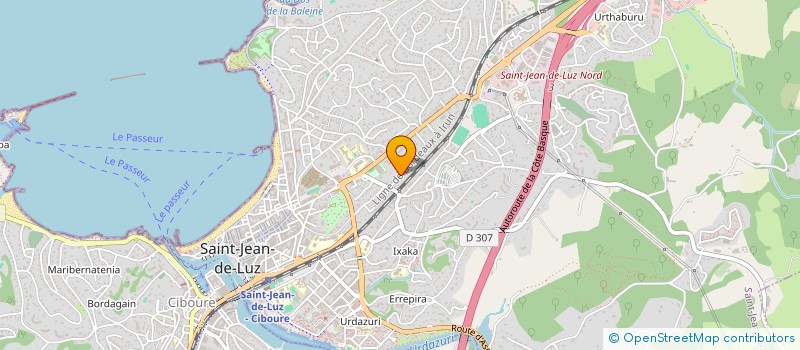 localisation de l'entreprise MONSIEUR FRANCOIS VERDIER à SAINT-JEAN-DE-LUZ