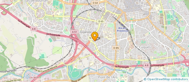 localisation de l'entreprise MONSIEUR FRANCOIS VERGNETTE DE LA MOTTE à AIX-EN-PROVENCE
