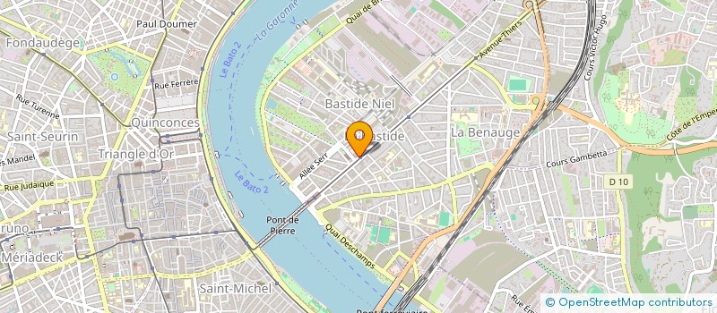 localisation de l'entreprise MONSIEUR FRANCOIS VERGNOLE  BORDEAUX