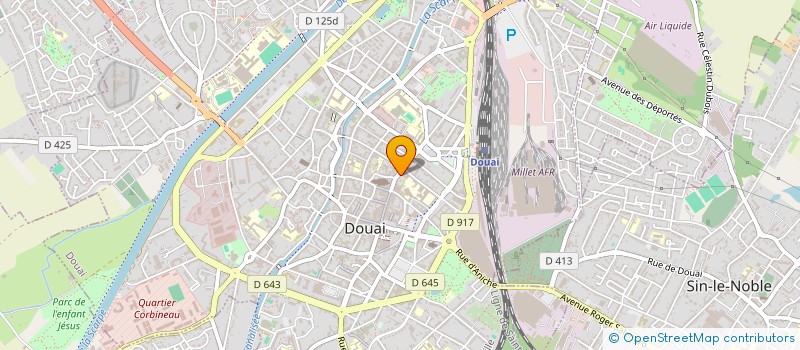 localisation de l'entreprise MONSIEUR FRANCOIS VERLOOP à DOUAI
