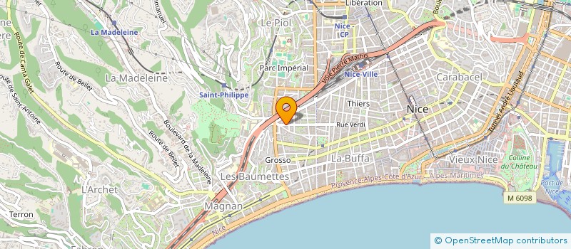 localisation de l'entreprise MONSIEUR FRANCOIS VERMEERSCH à NICE