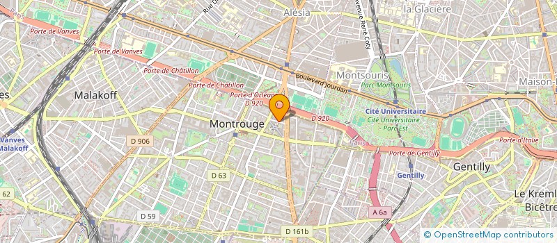 localisation de l'entreprise MONSIEUR FRANCOIS VERMEIL à MONTROUGE