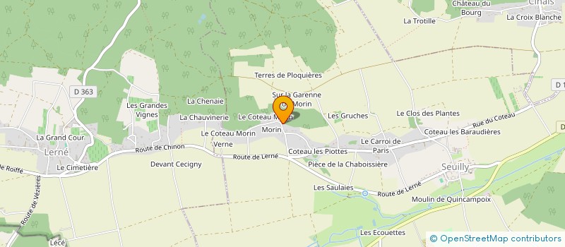 localisation de l'entreprise MONSIEUR FRANCOIS VERMEULEN  COUZIERS