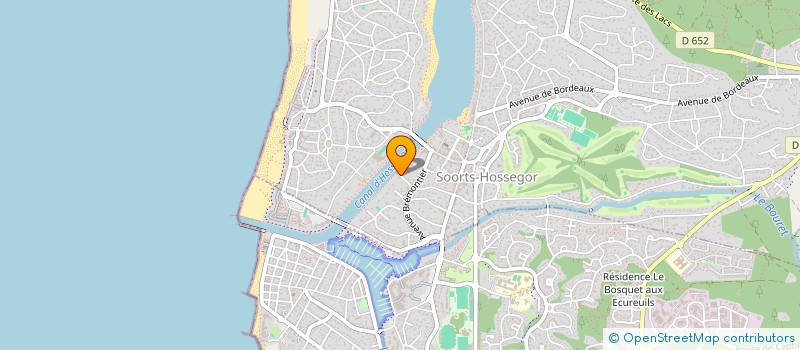 localisation de l'entreprise MONSIEUR FRANCOIS VERNHES  SOORTS-HOSSEGOR