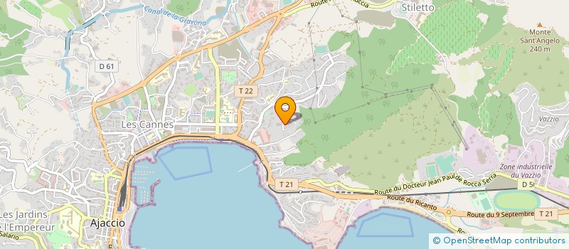 localisation de l'entreprise MONSIEUR FRANCOIS VERO à AJACCIO