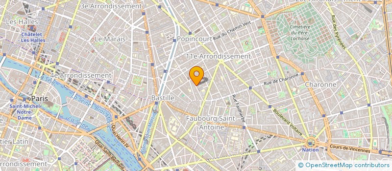 localisation de l'entreprise MONSIEUR FRANCOIS VERRET à PARIS