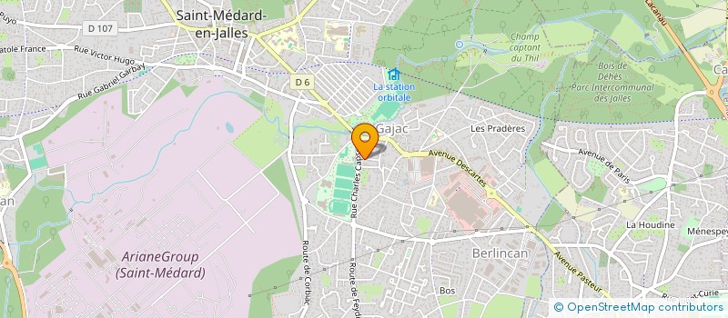 localisation de l'entreprise MONSIEUR FRANCOIS VERRIER  SAINT-MEDARD-EN-JALLES