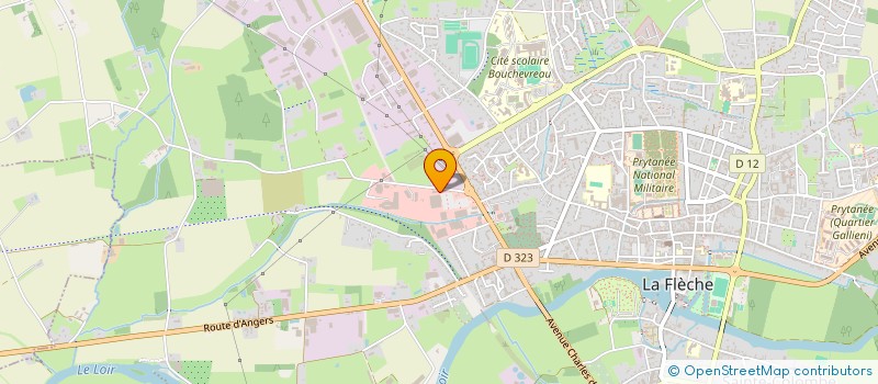 localisation de l'entreprise MONSIEUR FRANCOIS VERRON  LA FLECHE