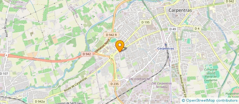 localisation de l'entreprise MONSIEUR FRANCOIS VERZIER à CARPENTRAS