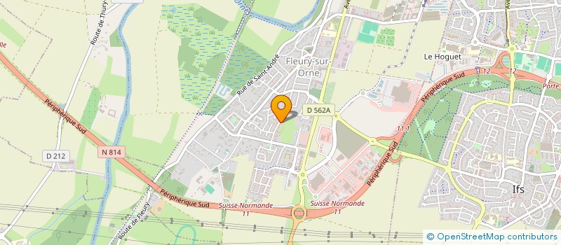 localisation de l'entreprise MONSIEUR FRANCOIS VESQUE  FLEURY-SUR-ORNE