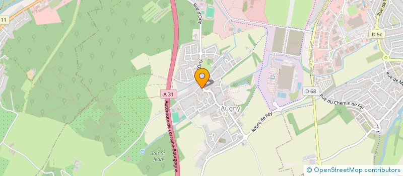 localisation de l'entreprise MONSIEUR FRANCOIS VEVERT  AUGNY