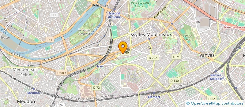 localisation de l'entreprise MONSIEUR FRANCOIS VEY à ISSY-LES-MOULINEAUX