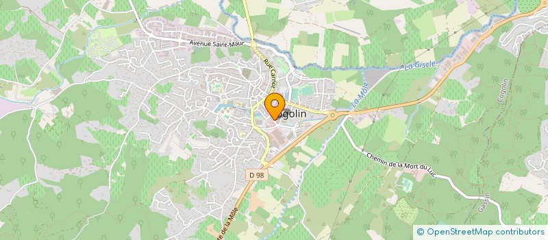 localisation de l'entreprise MONSIEUR FRANCOIS VIALE à COGOLIN