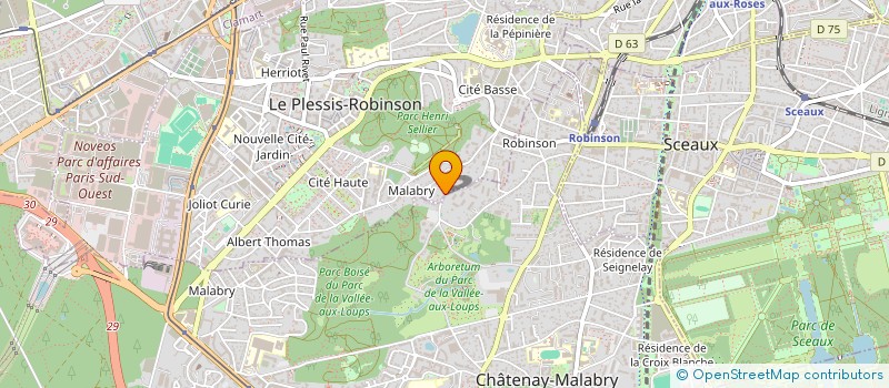 localisation de l'entreprise MONSIEUR FRANCOIS VIAU à LE PLESSIS-ROBINSON