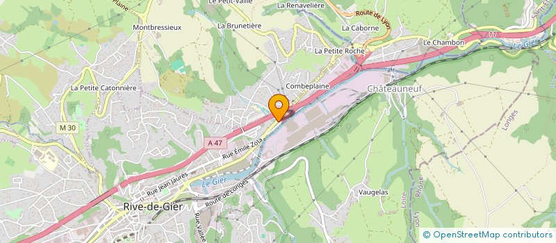 localisation de l'entreprise MONSIEUR FRANCOIS VIDAL à RIVE-DE-GIER