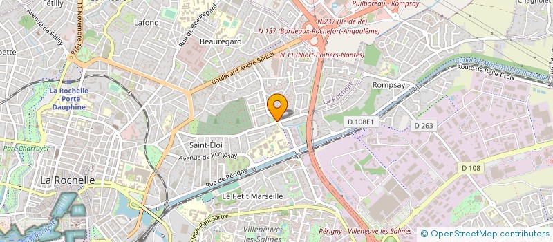 localisation de l'entreprise MONSIEUR FRANCOIS VIDAL  LA ROCHELLE