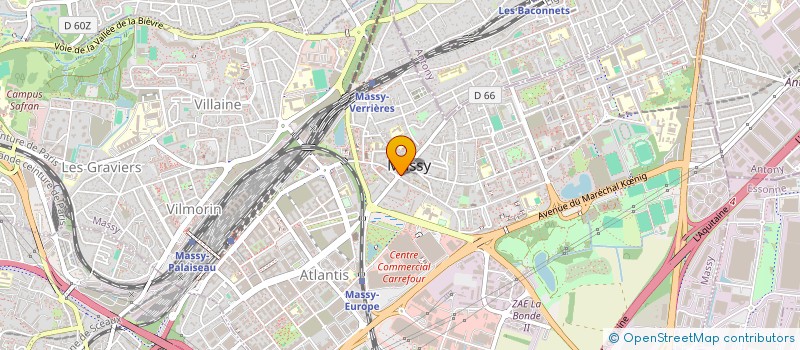 localisation de l'entreprise MONSIEUR FRANCOIS VIDALENC à MASSY