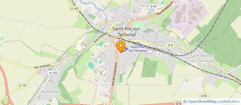 localisation de l'entreprise MONSIEUR FRANCOIS VIGNERON  ST-POL-SUR-TERNOISE