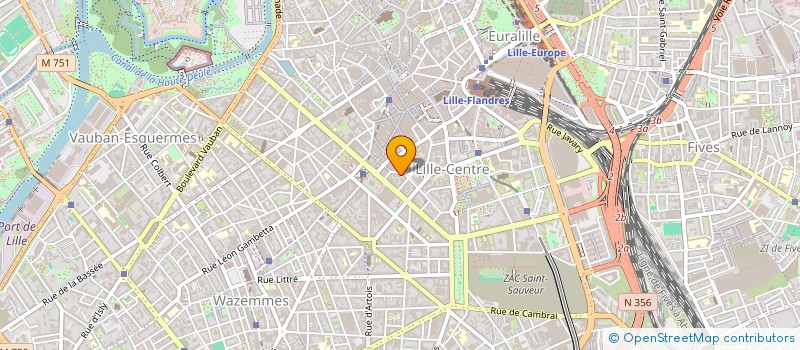 localisation de l'entreprise MONSIEUR FRANCOIS VILAIN  LILLE