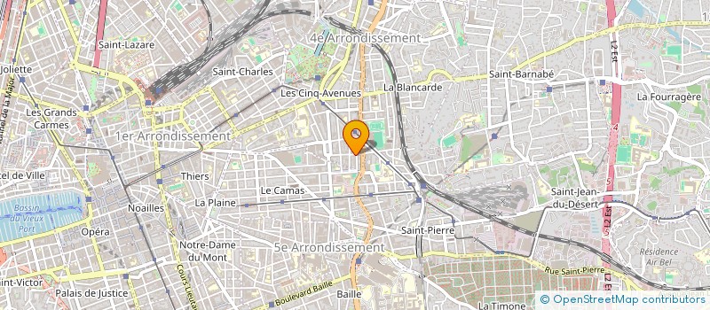 localisation de l'entreprise MONSIEUR FRANCOIS VILLEMIN à MARSEILLE