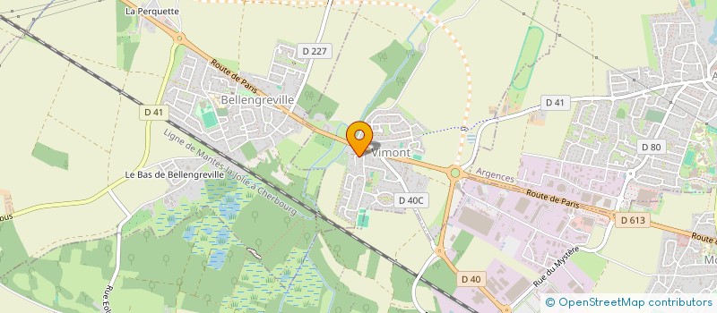 localisation de l'entreprise MONSIEUR FRANCOIS VILLETTE  VIMONT