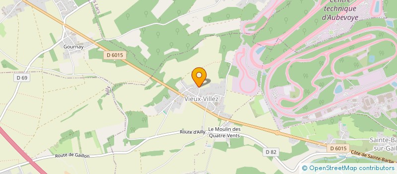 localisation de l'entreprise MONSIEUR FRANCOIS VILPOUX  LE VAL D'HAZEY