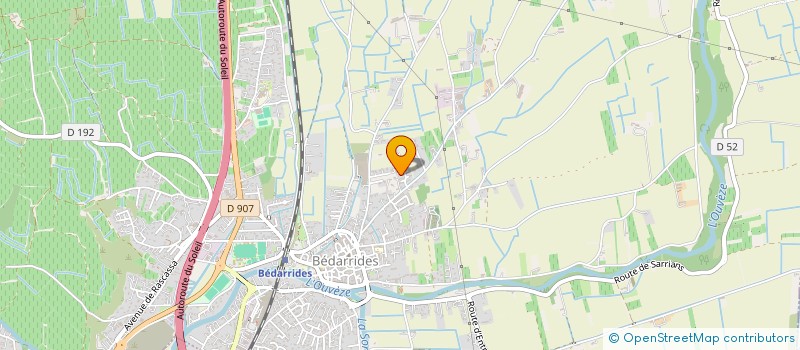 localisation de l'entreprise MONSIEUR FRANCOIS VINAJA  BEDARRIDES