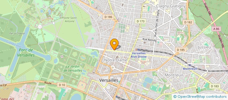 localisation de l'entreprise MONSIEUR FRANCOIS VINCENT à VERSAILLES