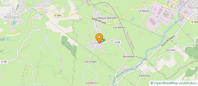 localisation de l'entreprise MONSIEUR FRANCOIS VINCI  COMBRE