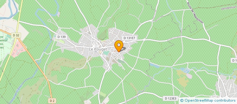 localisation de l'entreprise MONSIEUR FRANCOIS VINOLO à LE POUGET