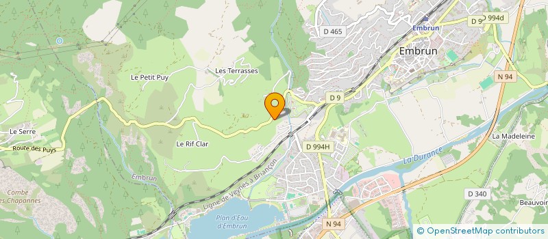 localisation de l'entreprise MONSIEUR FRANCOIS VITALI  EMBRUN