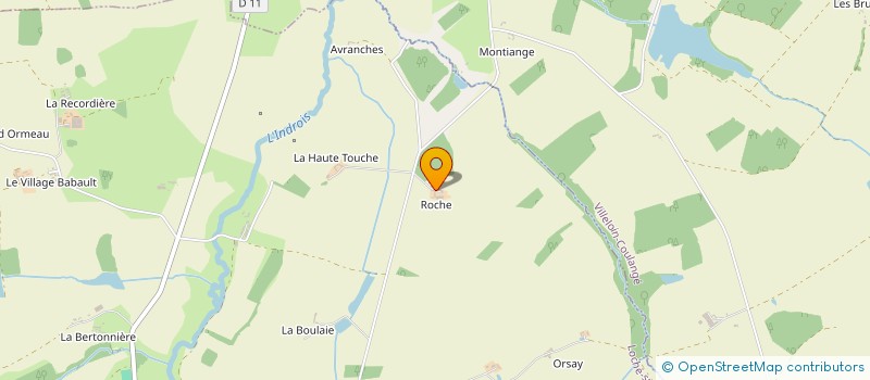 localisation de l'entreprise MONSIEUR FRANCOIS VOISIN  LOCHE-SUR-INDROIS