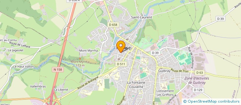localisation de l'entreprise MONSIEUR FRANCOIS VOISIN à FALAISE