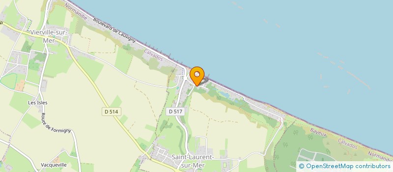localisation de l'entreprise MONSIEUR FRANCOIS VOISIN  VIERVILLE-SUR-MER