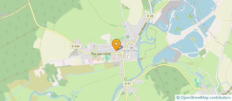 localisation de l'entreprise MONSIEUR FRANCOIS VOITOT  FAVERNEY