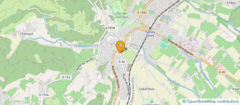 localisation de l'entreprise MONSIEUR FRANCOIS VOLO à TULLINS