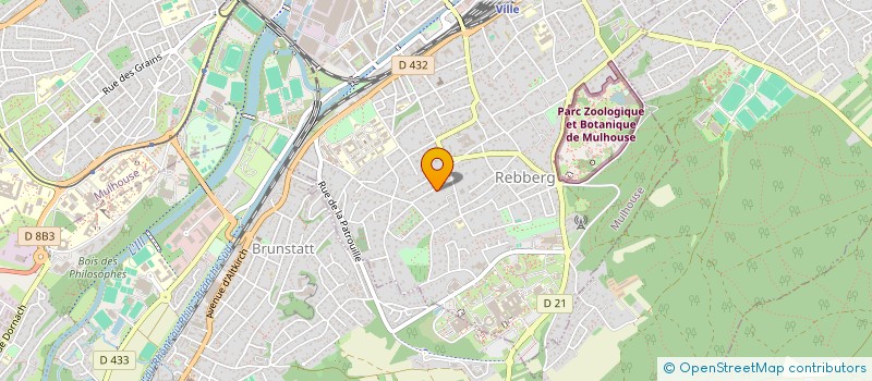 localisation de l'entreprise MONSIEUR FRANCOIS VON ORELLI  MULHOUSE