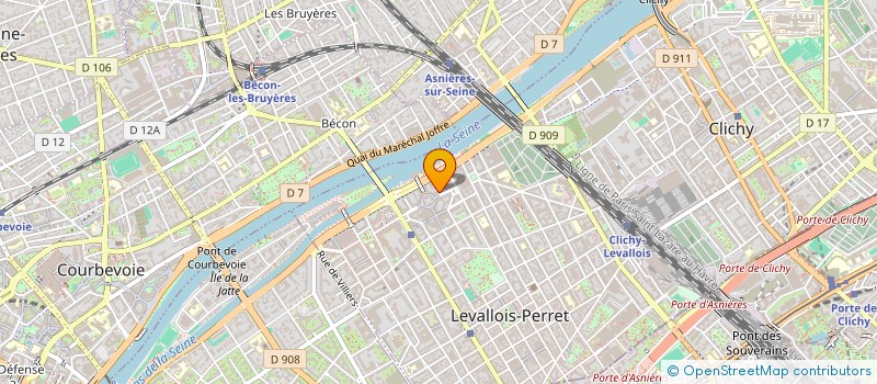 localisation de l'entreprise MONSIEUR FRANCOIS VUILLEMIN à LEVALLOIS-PERRET